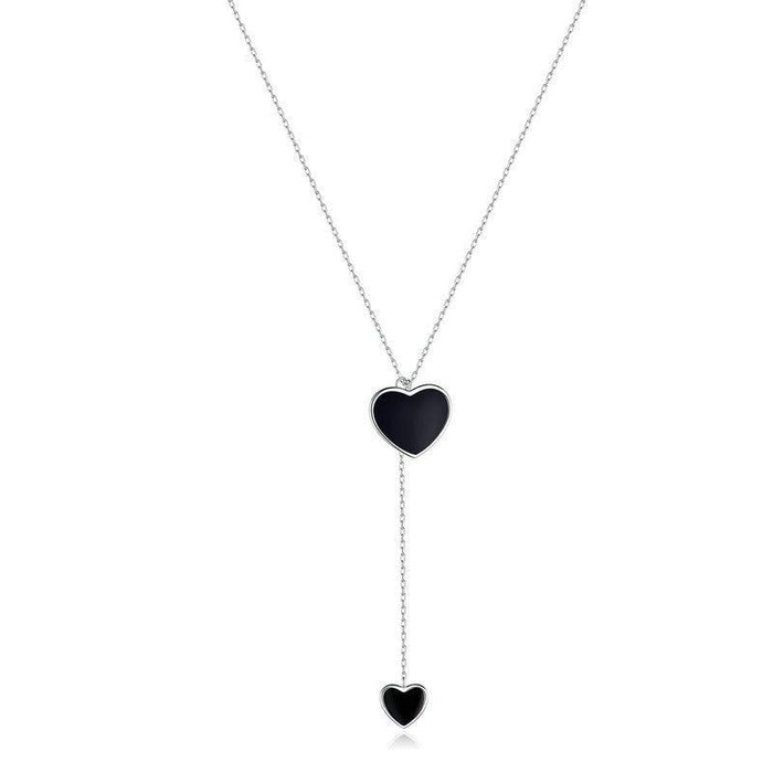 Double Heart Black