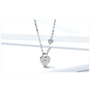 Heart Lock and Key Chain