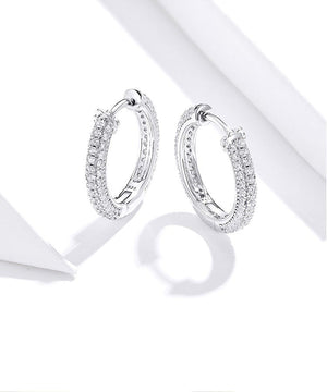 Luxury Hoop Silver