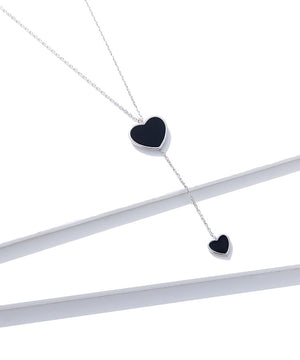 Double Heart Black
