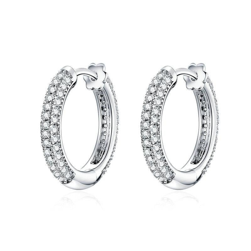 Luxury Hoop Silver